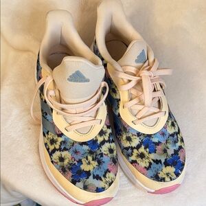 Adidas Floral Women Sneakers - Blue and Yellow